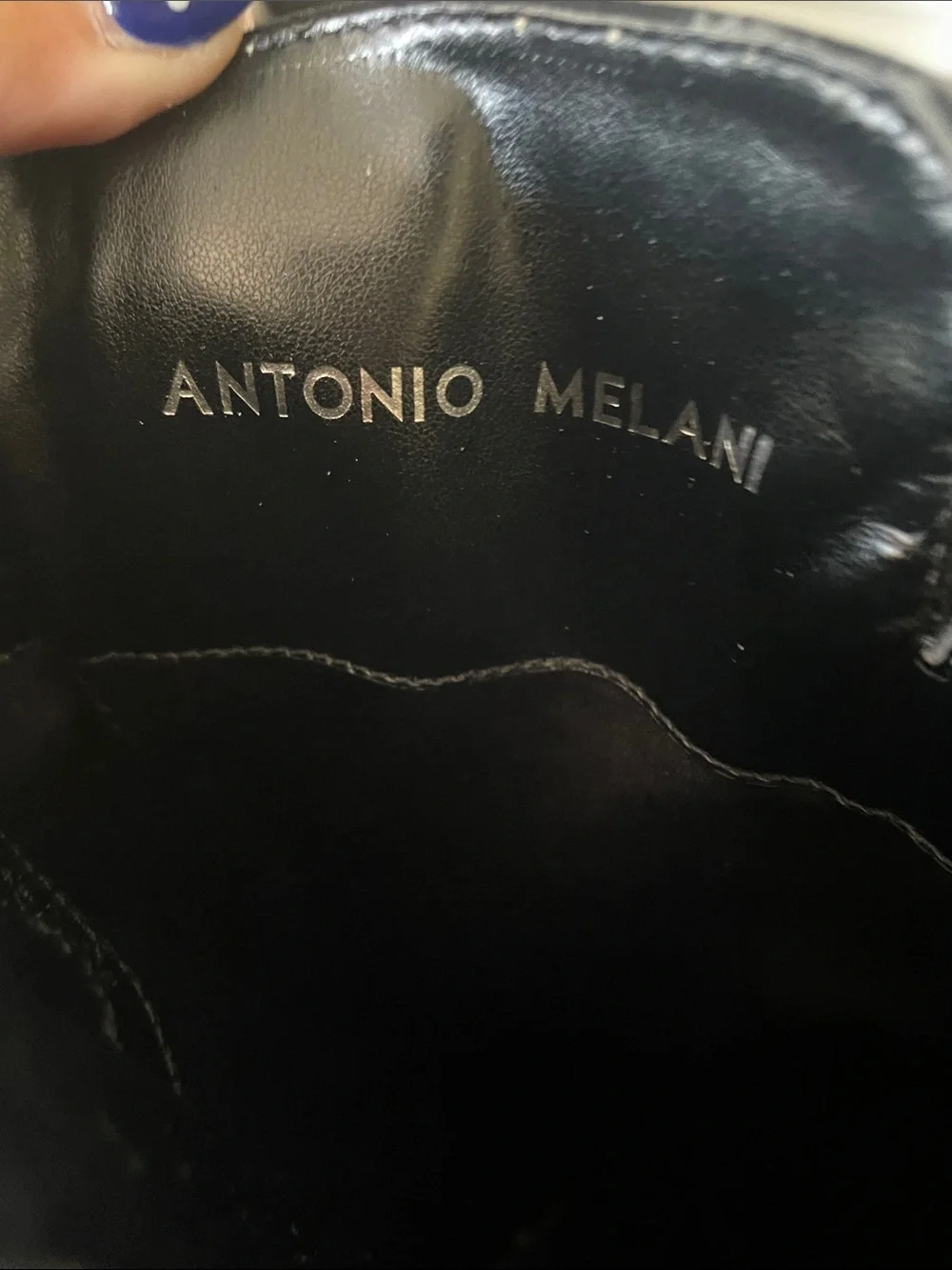 ANTONIO MELANI black suede